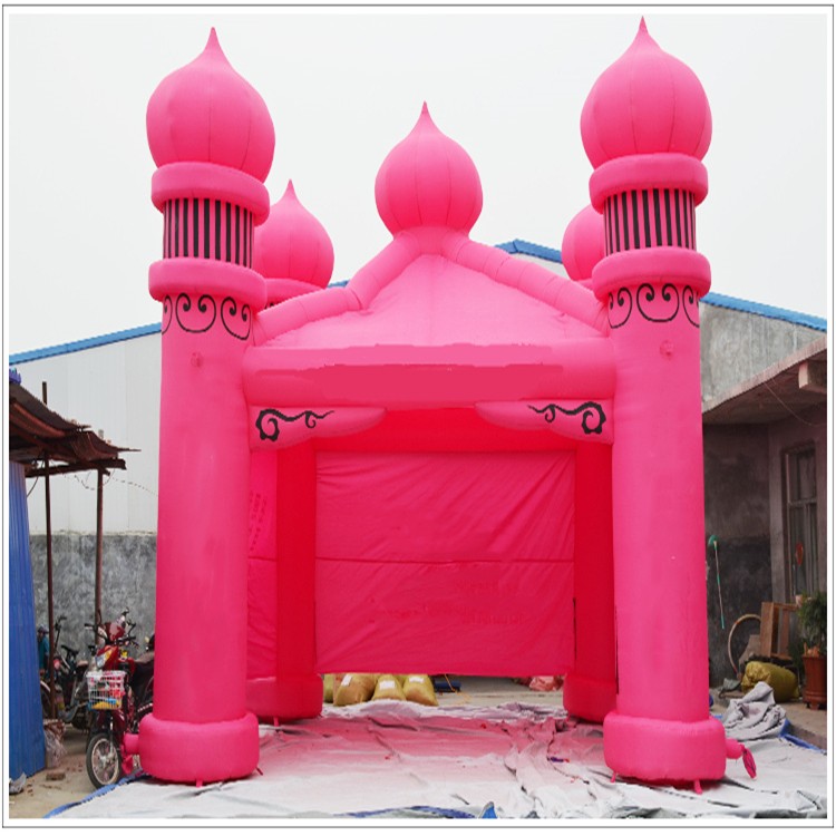 武平粉色帐篷